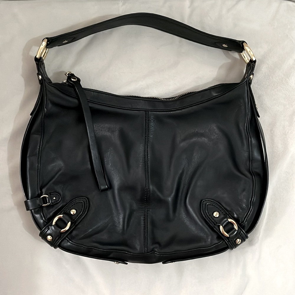 Cole Haan Black Leather Shoulder Bag